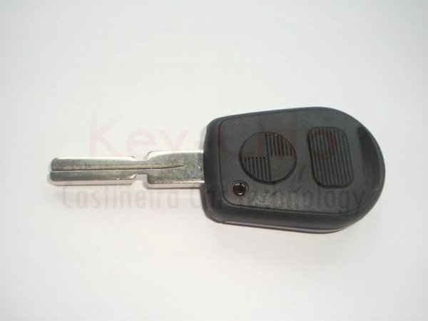 BMW Funkschlüsselgehäuse 2-Tasten mit Schlüsselblatt HU58
