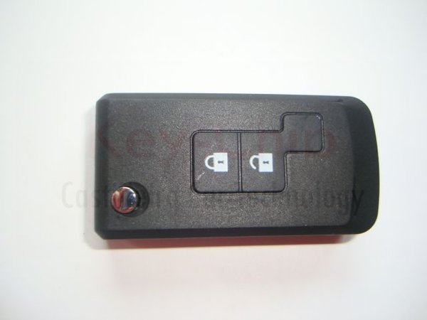 Nissan Schlüsselgehäuse 2 Tasten und Schlüsselrohling