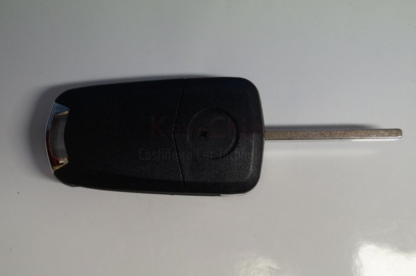 Opel Funkschlüsselgehäuse 2 Tasten mit Schlüsselrohling klappbar inkl. Elektronik