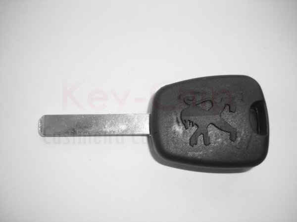 Peugeot Schlüsselgehäuse mit Schlüsselrohling ohne Kerbe