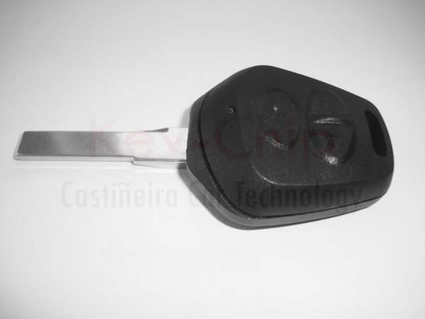 Porsche Funkschlüsselgehäuse 3-Tasten mit Schlüsselrohling