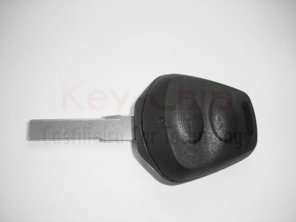 Porsche Funkschlüsselgehäuse 2-Tasten mit Schlüsselrohling