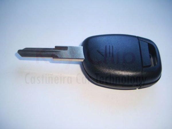 Renault Funkschlüsselgehäuse 1-Taste mit Schlüsselrohling