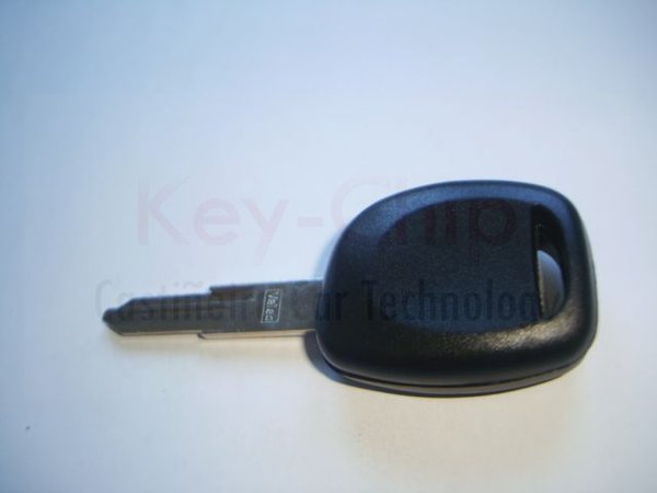 Renault Schlüsselgehäuse mit Transponderfach, Transponder und Schlüsselrohling