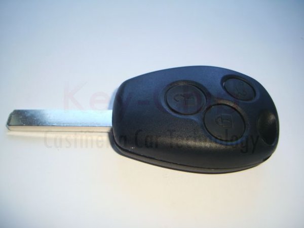 Renault Funkschlüsselgehäuse 3-Tasten mit Schlüsselrohling VA2