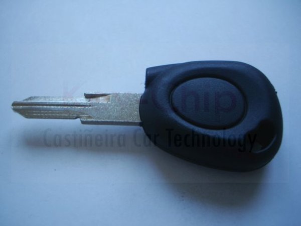 Renault Schlüsselgehäuse mit Transponderfach und Schlüsselrohling