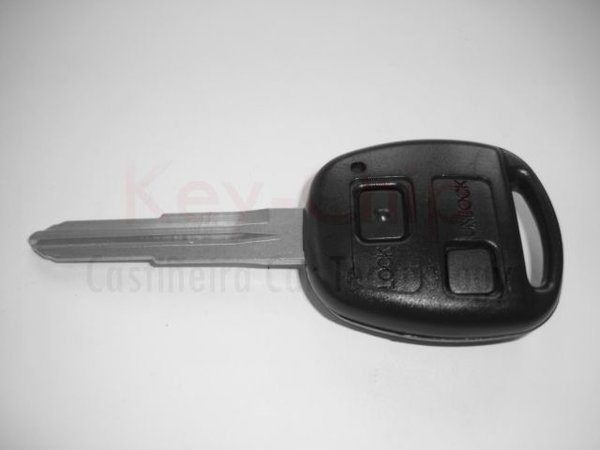 Toyota  Funkschlüsselgehäuse 2-Tasten mit Schlüsselrohling (kurzer Rohling TOY48-SH2)