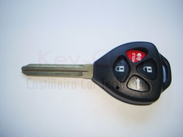 Toyota  Funkschlüsselgehäuse 3+1-Tasten (Panic-Taste) mit Schlüsselrohling