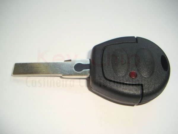 VW Funkschlüsselgehäuse 2-Tasten mit Schlüsselrohling