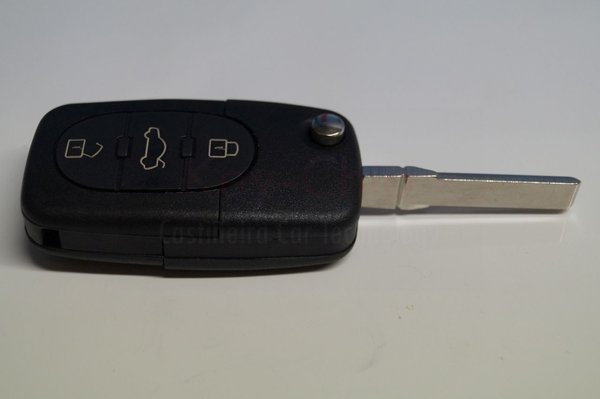 VW Funkschlüssel 3-Tasten mit Schlüsselrohling klappbar (315MHz 1J0959753DJ)