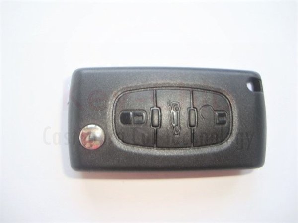 Citroen Funkschlüssel 3-Tasten mit 433MHz und Schlüsselrohling VA2