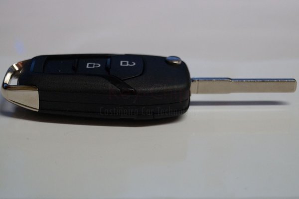 Ford Funkschlüsselgehäuse 2-Tasten mit Schlüsselrohling HU101 klappbar