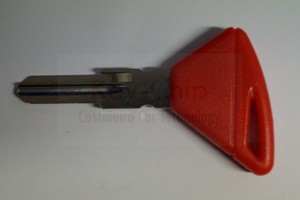 Aprilia Motorradschlüssel mit Schlüsselrohling (rot)