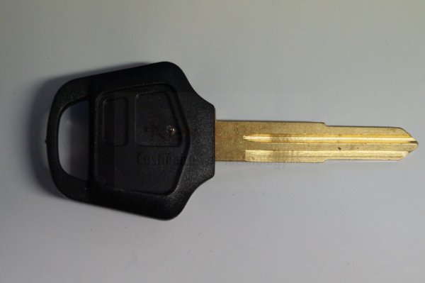Honda Motorradschlüssel mit Schlüsselrohling (schwarz)
