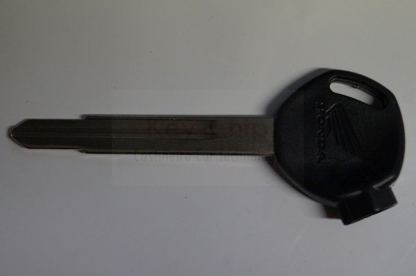 Honda Motorradschlüssel mit Schlüsselrohling rechts (schwarz)