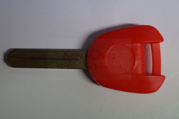 Honda Motorradschlüssel mit Schlüsselrohling (rot)