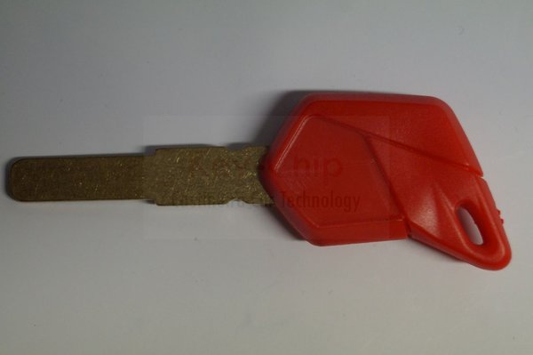 MV Agusta Motorradschlüssel mit Schlüsselrohling glatt (rot)