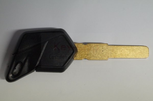 MV Agusta Motorradschlüssel mit Schlüsselrohling glatt (schwarz)