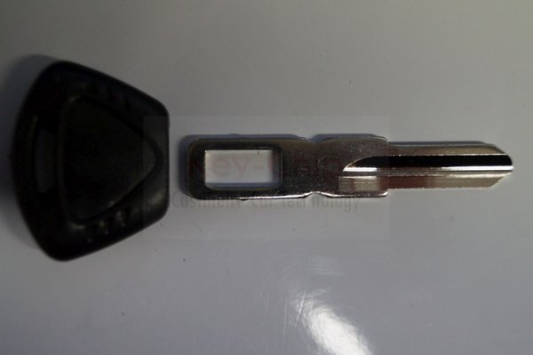 Triumph Motorradschlüssel mit Schlüsselrohling (schwarz)