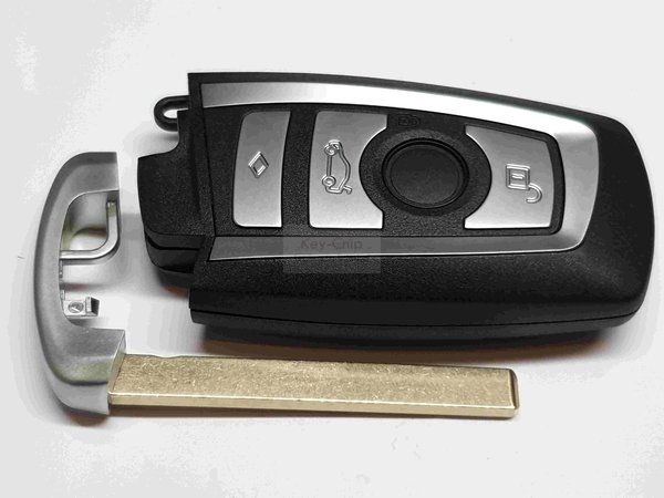 BMW KEYLESS Funkschlüssel 4-Tasten mit Schlüsselrohling und Elektronik 433MHz FEM